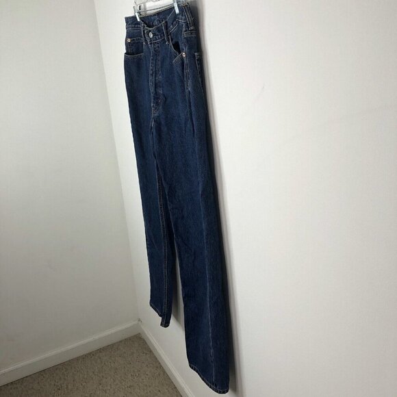 Levis Mens Blue Jeans Size 38" x 34" 550 Button Fly Zipper Denim Pants - Picture 3 of 11